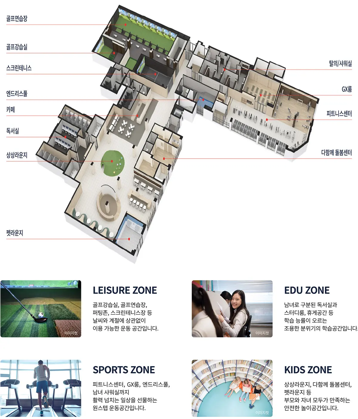 단지내 시설의 종류